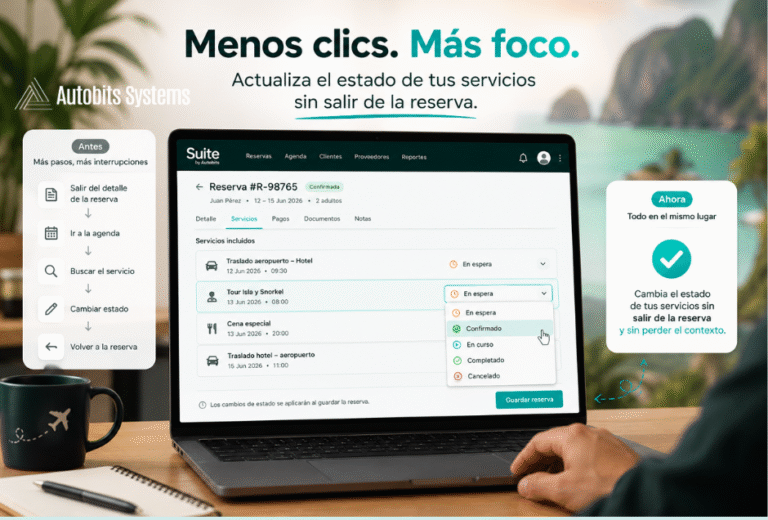Menos clics, más control: eliminando fricción en tu operación.